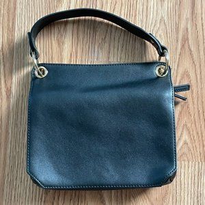 Express Hand Bag Black Faux Leather Mini Bag Handbag